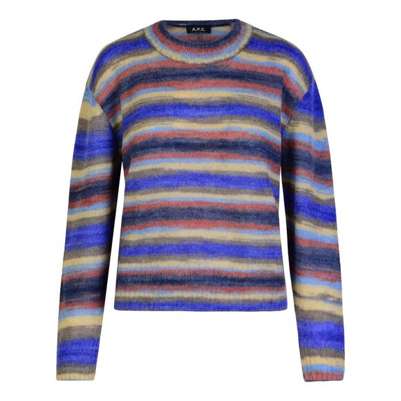 A.P.C. 'Abby' Multicolor Mohair Blend Sweater - Picture 1 of 3